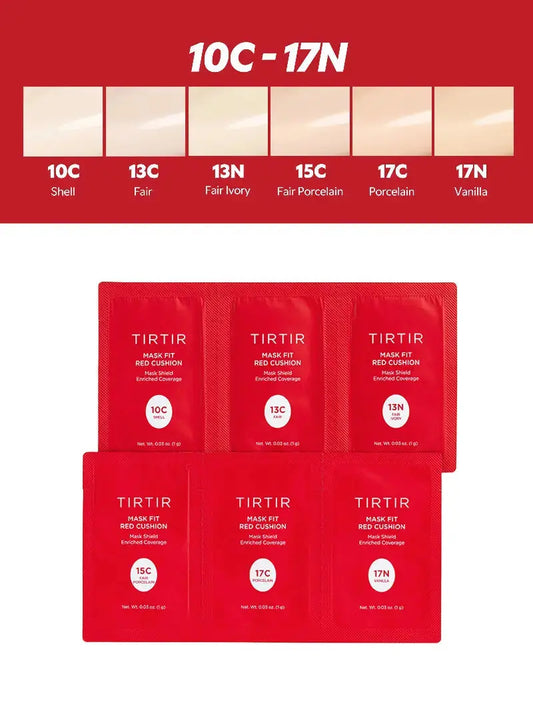 TIRTIR Mask Fit Red Cushion 3 Shade Trial Kit at Casa de Ella Mexico