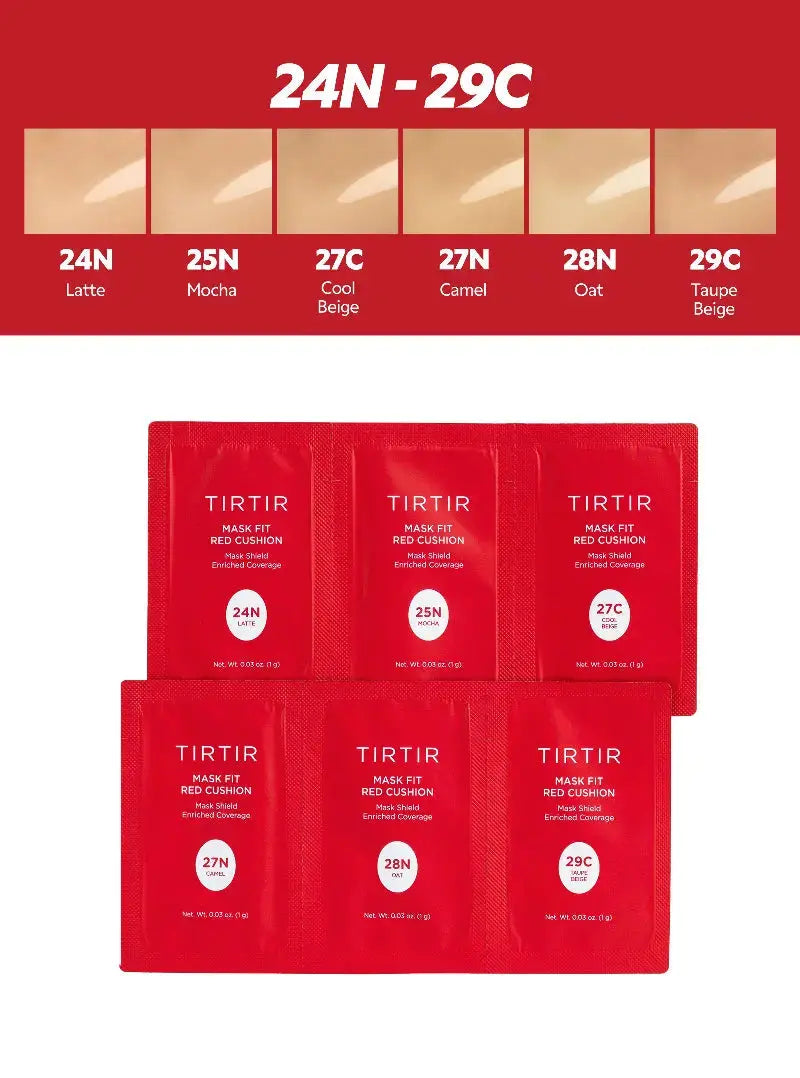 TIRTIR Mask Fit Red Cushion 3 Shade Trial Kit at Casa de Ella Mexico