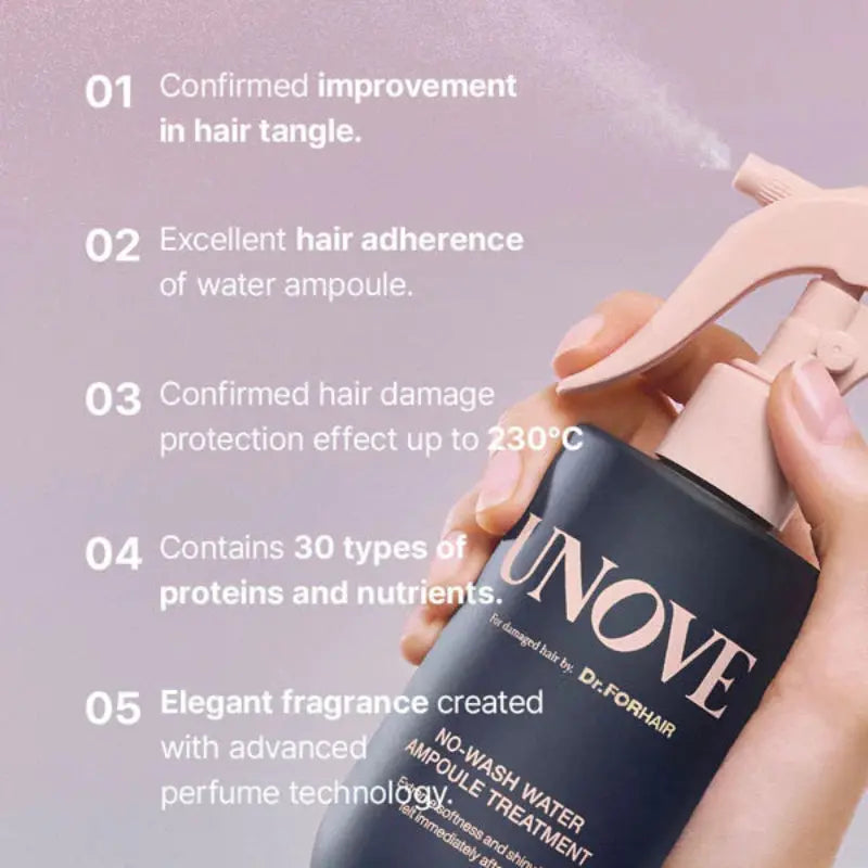 UNOVE No Wash Water Ampoule Treatment at Casa de Ella Mexico