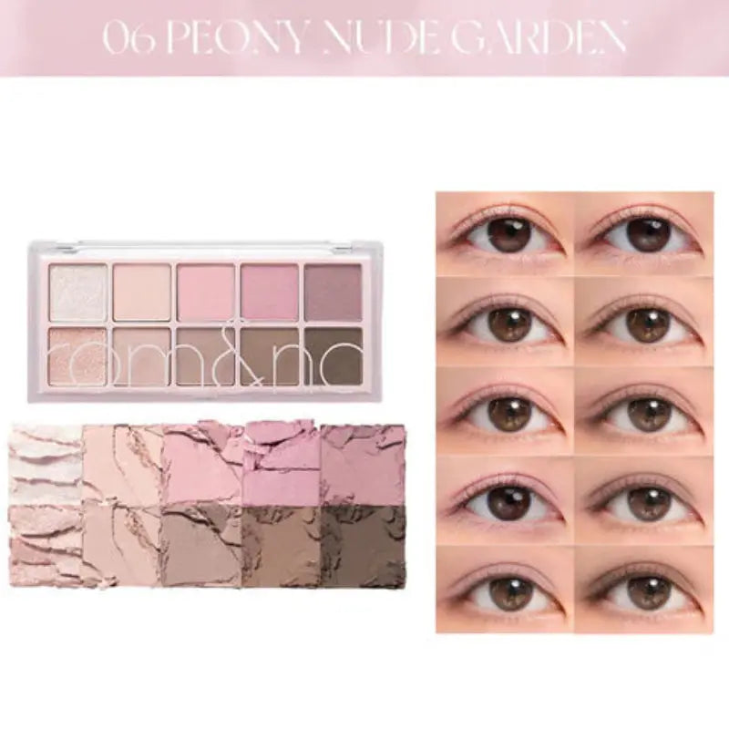 rom&nd Better Than Palette 06 Peony Nude Garden at Casa de Ella Mexico