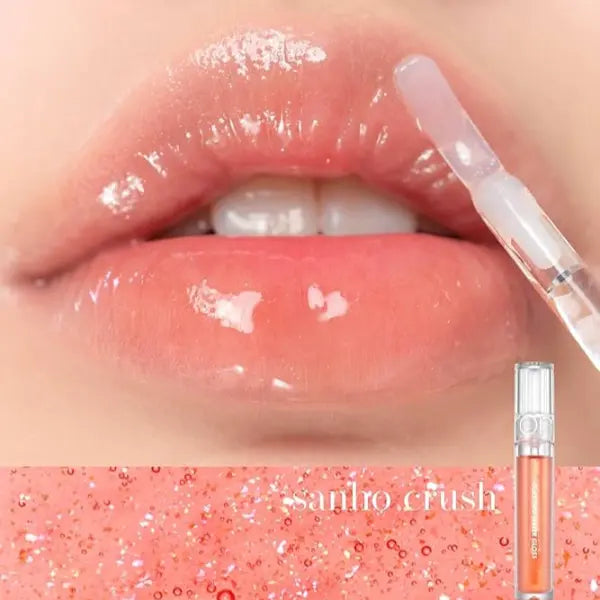 rom&nd GLASTING WATER GLOSS en Sanho Crush @ Casa de Ella Mexico | Brillo labial tipo agua coreano