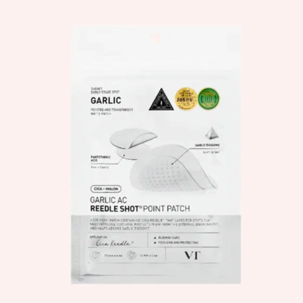 vt cosmetics GARLIC AC REEDLE SHOT POINT PATCH 9ea at Casa de Ella Mexico